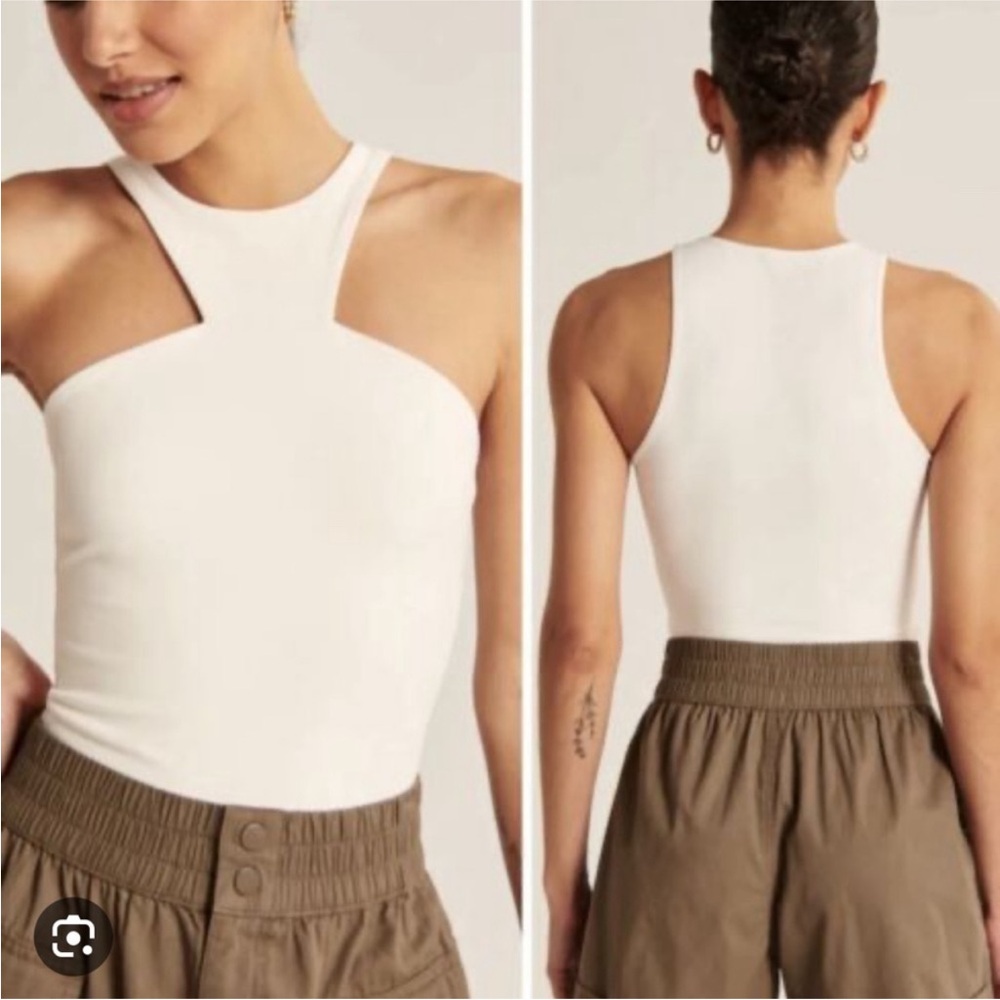 NWT Abercrombie Cream Bodysuit